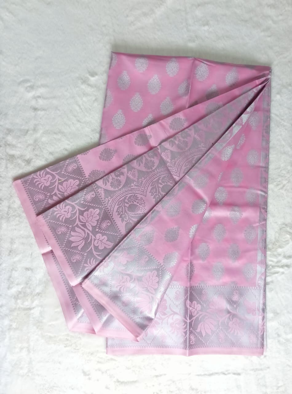 IMG-20251105-WA0004 Pink Katan Saree - Image 1