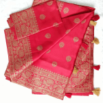 Red Japanese Silk Saree