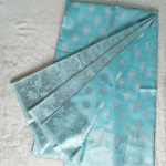 Aqua Blue Katan Saree
