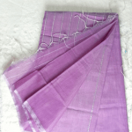 Lilac Cotton Saree